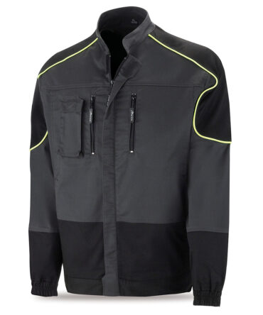 588CPSGNE Chaqueta PRO SERIES Stretch gris/negro poliéster/algodón 245 gr.