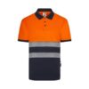 POLO M/CORTA 305533 AV RECICLADO BICOLOR CINTA SEGMENTADA VELILLA - Imagen 3