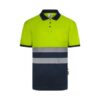 POLO M/CORTA 305533 AV RECICLADO BICOLOR CINTA SEGMENTADA VELILLA