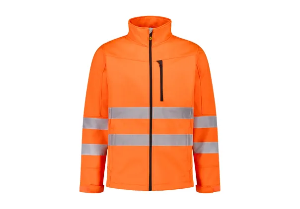 Softshell tricapa de alta visibilidad monocolor GRAVITY HV 1 Softshell tricapa de alta visibilidad monocolor GRAVITY HV