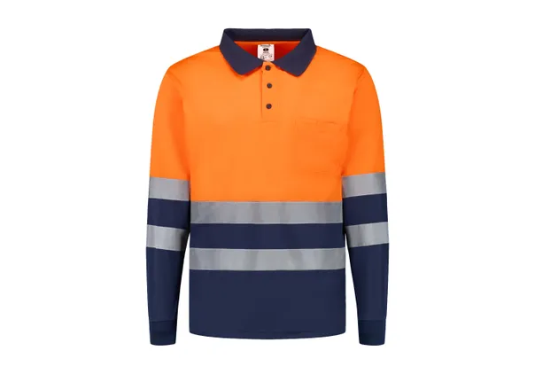 Polo de manga larga de alta visibilidad combinado OCEAN HV POLO LS 3 Polo de manga larga de alta visibilidad combinado OCEAN HV POLO LS - Imagen 3