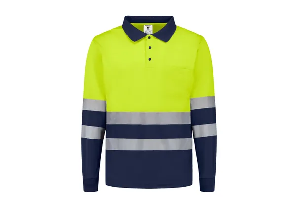 Polo de manga larga de alta visibilidad combinado OCEAN HV POLO LS 1 Polo de manga larga de alta visibilidad combinado OCEAN HV POLO LS