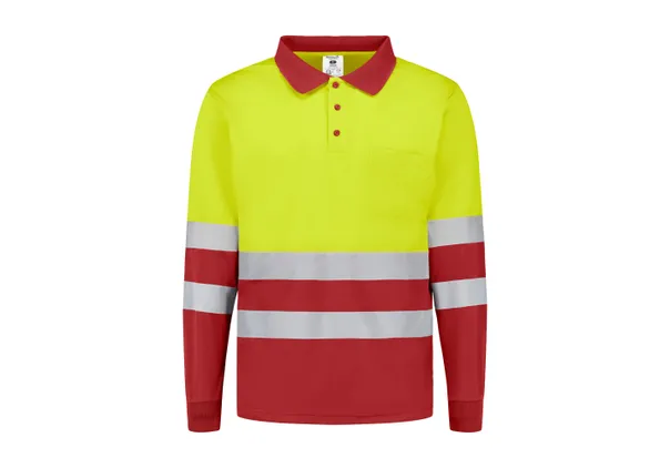 Polo de manga larga de alta visibilidad combinado OCEAN HV POLO LS 7 Polo de manga larga de alta visibilidad combinado OCEAN HV POLO LS - Imagen 7